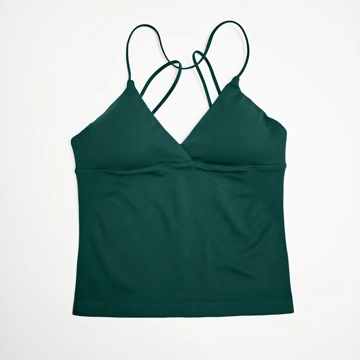 NCLAGEN Gym Yoga Tops Women Vision Twist Front Longline Top Quick Dry Thin Strap Workout Vest Push-up Pilates Fitness Tank