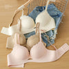 Seamless Everyday Bras for Women Sexy Lace Massage Ladies Push Up Brassiere Floral Female Underwire Women Underwear