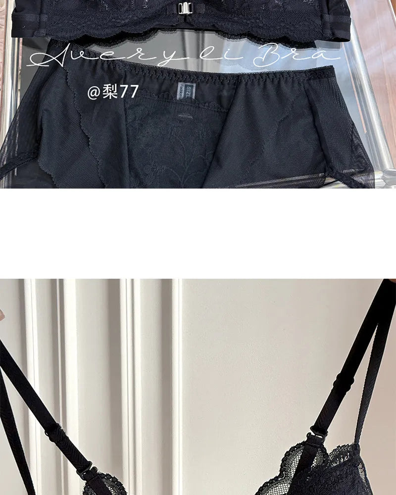 Summer Hot Sale! Front Closure Compression Bra for Small Bust - Sexy Lace Back Push Up Bralette, Lightweight Invisible Comfort