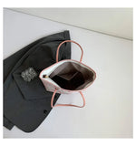 Large Capacity Printed Tote Bag, Fashion and Versatile Casual Single Shoulder Handbag with Pendant, College Style Women's Bags