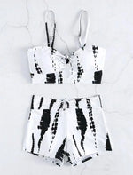 Drawstring Front Shorts Bikinis 2026 High Waist Swimsuit Women Swimwear Female Bathers Bathing Swimming Swim Suit Beachwear