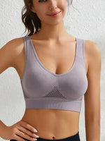 S-5XL Seamless Bras For Women Hollow Underwaer Wireless No Pads Crop Tops Female Sexy Lingerie Soft Sports Camisole