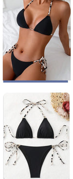 2026 String Triangle Bikini Women Sexy Swimwear Female Halter Swimsuit Solid Bathers Bathing Swimming Swim Suit Beachwear
