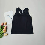 Women's One Piece Yoga Sports Vest Stretch I-Shaped Running Fitness Slimming Short Style Camisole Outerwear