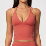 Sexy V Neck Yoga Vest Women Quick Dry Shockproof Slimming Sports Tank Top Cloud Feeling Sanded Workout Fitness Running Vest