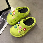 Summer Women Slippers Platform Clogs Outdoor Garden Shoes Female Pool Sandals Bathroom Flip Flops Mules Ladies Beach Slides