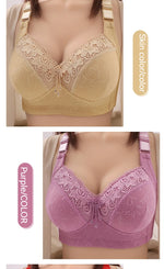Womens Lace Bras Ultra-Thin Perspective Bralette Deep V Bra Sexy Lingerie Tops Plus SizeCup Mom's underwear active bra