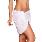 Women Bikini Cover-Ups Skirts Printed Chiffon Swimwear Pareo Scarf Swimsuits Cover-Ups Wrap Kaftan Sarong Beach Short Sexy Skirt