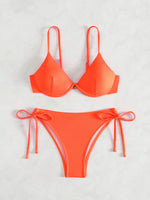 ZTVitality Solid Underwire Sexy Bikini 2025 New Arrival Biquini Padded Push Up Bandage Swimsuit Women Swimwear Summer Beachwear