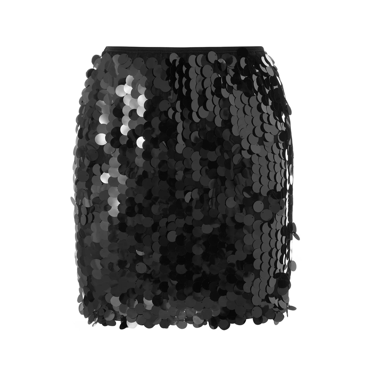 Women Summer Sequin Mini Skirts High Waist Bodycon Pencil Skirts Evening Party Club Sexy Streetwear