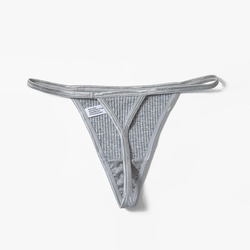 Sports Cotton Sexy Women's Panties Simple Thongs Lingerie Briefs Female Underwear G-Strings Hot T-Back Breathable Underpants