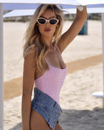2025 New One piece Swimsuit For Women Swimwear Diamond Sexy Beachwear Female Swim Suit Backless Bodysuit Solid Bathing Suit