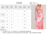 Sexy Elegant Party Long Dress Fashion Summer Solid Color V-Neck Halter Neck 2025 Backless Vestidos Sleeveless Beach Maxi Dresses