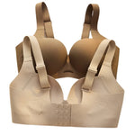 Push-Up Bra Women Adjustable Straps No Show Underwear Comfort Lift-Up Non-wired Bras Anti-spill Plus Size Lingerie M-3XL