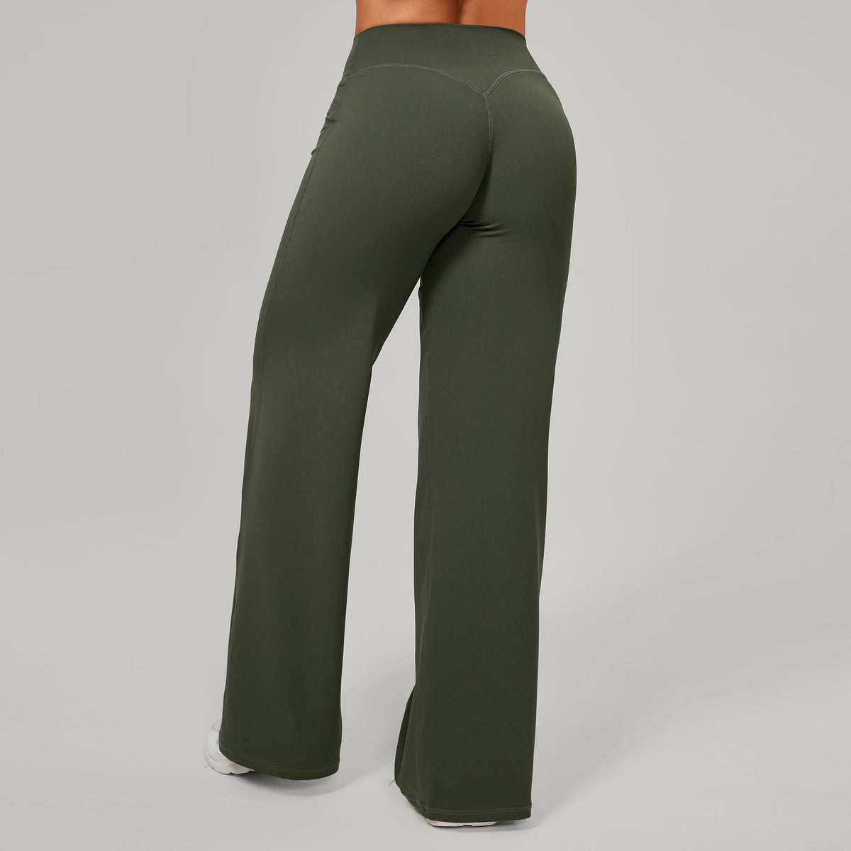 Women Straight Yoga Leg Bottoms Soft Stretchy Fabric Women's Yoga Pants GYM Sweat-Wicking Properties Running Sport Trousers