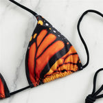 Sexy Butterfly Print Swimwear String Bikinis Set Micro Extremo Mini Thong Swimsuit Women Bathing Suit Triangle Bikini 2026 Mujer
