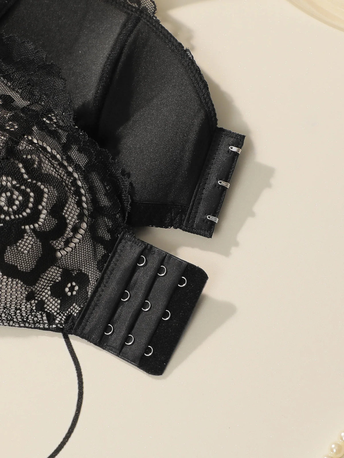 Women Front Closure Floral Lace Bra Wireless Wide Strap Breathable Anti Sag Support Daily Sleep Underwear Soutien Gorge Femme