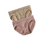 2Pcs/Set Seamless Panties Women Briefs Panty Low Rise Bikini Sexy Underwear Female Full Coverage Underpants Lingerie Panty