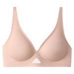 Women's Seamless Bra Push-Up Bralette With Pads U-Shape Back Non-wire Underwear Mesh Splice Breathable V-Neck Sexy Lingerie S-XL