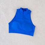 Drdfnamic High Neck Backless Sports Bra Support Back Cross Fitness Underwear Push-up Gym Clothes Workout Sports Tank Top XP400