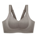 Plus Size Unlined Minimizer Bra Wire-Free Side Support Anti-Sag Lightweight Lift Soft Support Underwear Women Sport Everyday Bra