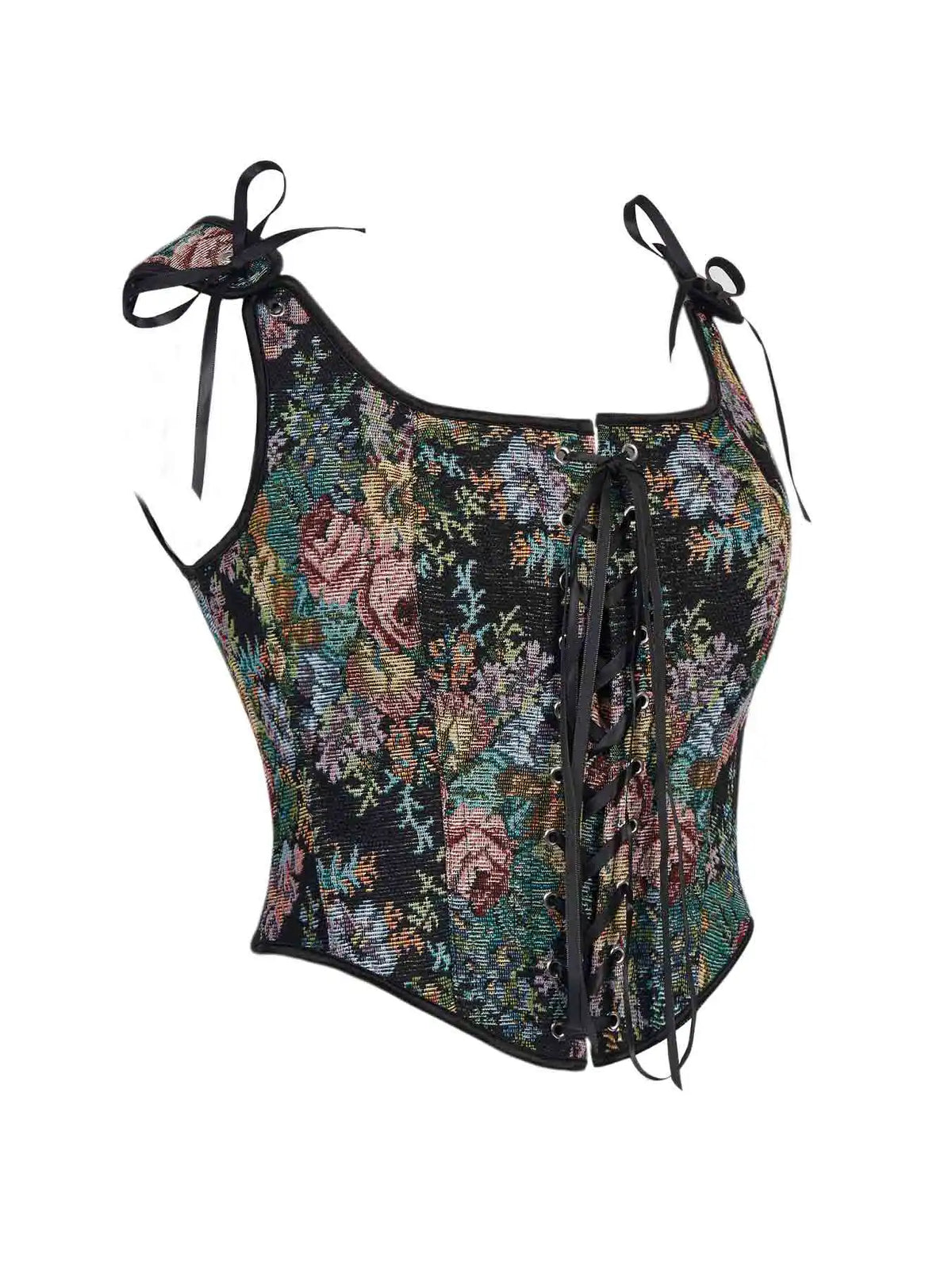 New European and American corset Christmas Jacquard Fishbone Corset gathered waist and abdomen palace body shaping coat.