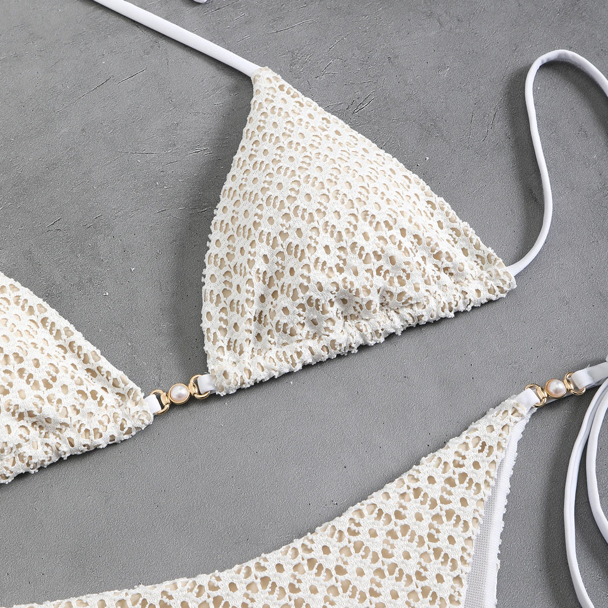2026 Halter String Bikinis Sexy Triangle Swimsuit Women Plaid Swimwear Female Bathers Bathing Swimming Swim Suit Beachwear