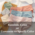 3Pcs Women's Cotton Underwear Panty Cute Sexy Panties Female Seamless Underpants Solid Color Panty Intimates Women Lingerie S-XL