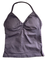 Longline Gym Top Women Clothes Sports Shirts Yoga Crop Top Vest Sports Bra Padded Halter Fitness Backless Workout Tank Top Woman
