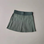 Women's Fitness Pants Skirt Accordion Pleated Design Anti-Light Leak Fake Two-Piece Set 2025 New Style