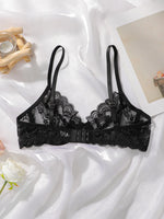 Women's New Product Red Lace With Steel Ring Lingerie Sexy Daily Thin Brassiere Pull Up Solid Color Underwear MR2690