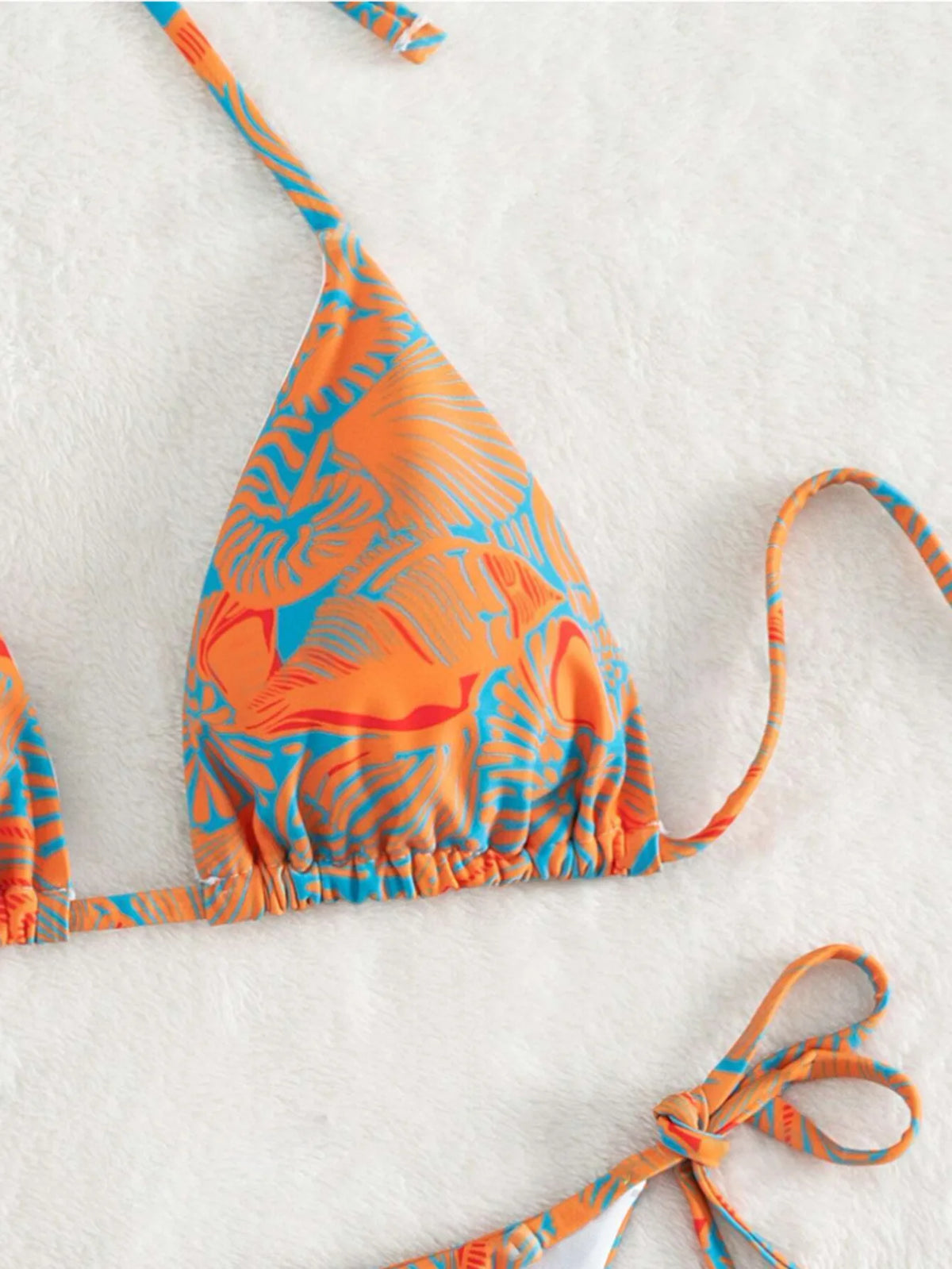 Sexy String Bikini 2024 Two Pieces Print Swimsuit Female Swimwear Women Thong Bikinis Set Bather Beachwear Bathing Suit Pool