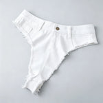 2026 Summer Women's Hot Mini Jean Shorts Low Rise Sexy Denim Shorts Beach Club Party Daily Wear