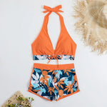 Sexy High Waist Bikini Shorts 2026 Women Swimsuit Two Piece Swimwear Female Bikinis Set Sports Bathing Suits Brazilian Biquini