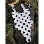 2026 Sexy Polka Dot U Neck Women Swimwear One Piece Swimsuit Female High Leg Cut Monokini Padded Bather Bathing Suit Swim V8273