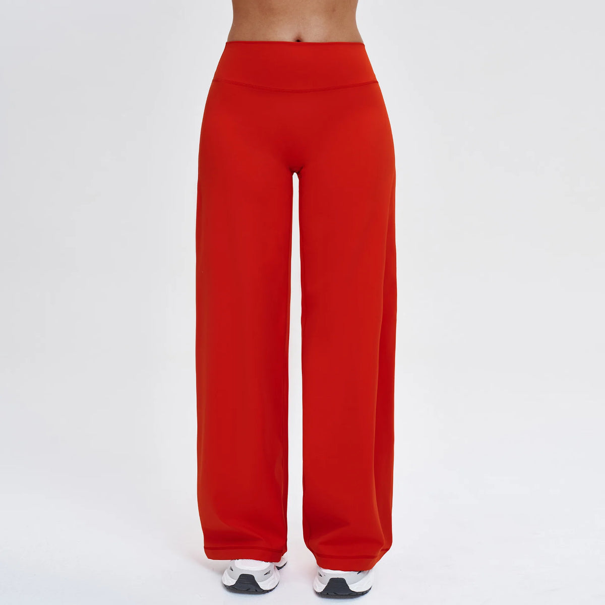 Wide-leg Pants Women Bell-bottoms High Waist Yoga Pants Workout Gym Leggings Naked Feel Pilates Running Cycling Sports Trousers