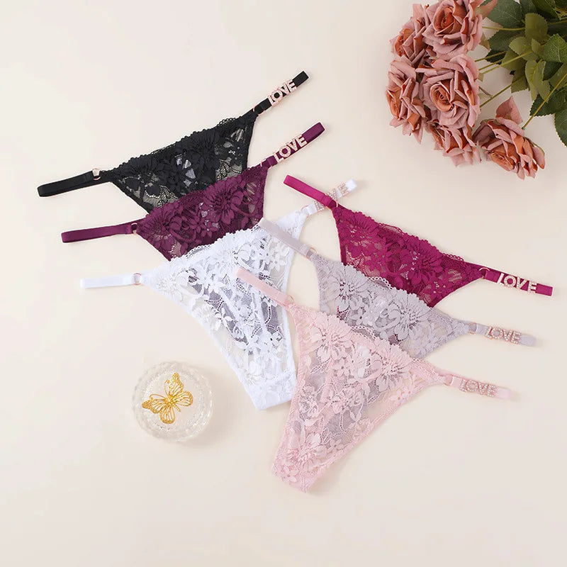 6PC Large Size Low Waisted Women's Triangle Pants Breathable Seamless Underwear Solid Thin Panty Female Underpants Sexy Lingerie