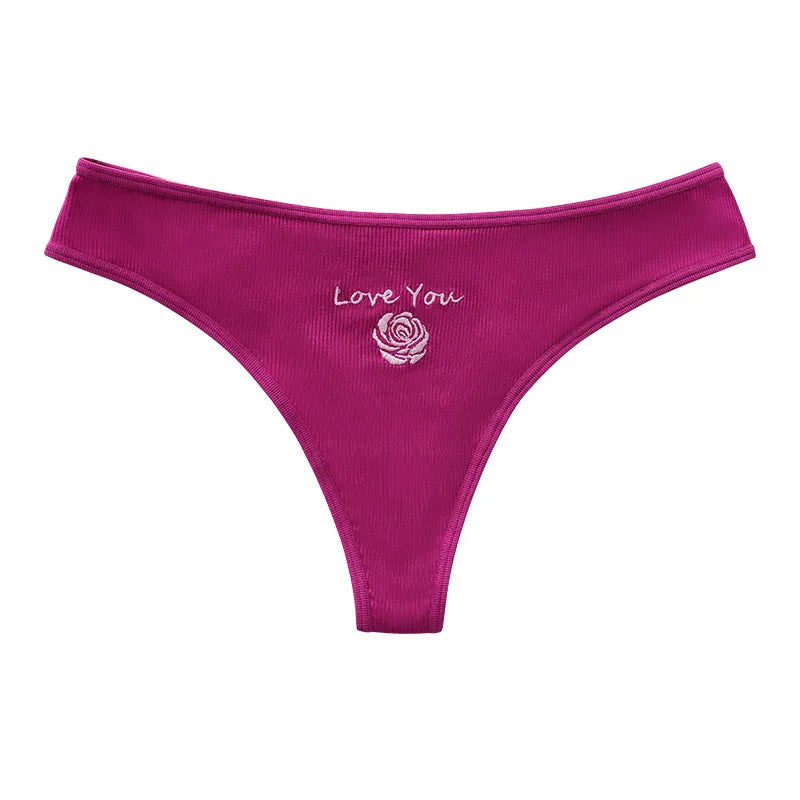 Fruit Printed Girls G String Sexy Panties Seamless Women Briefs Thong Underwear Female Low Waist Fitness Lingerie Size S-XL