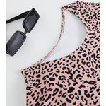 Zebra Print One Piece Swimsuit Woman High Neck Bodysuit Zipper Swimwear Beach Wear Leopard 2024 Bathing Suits Holiday Summer