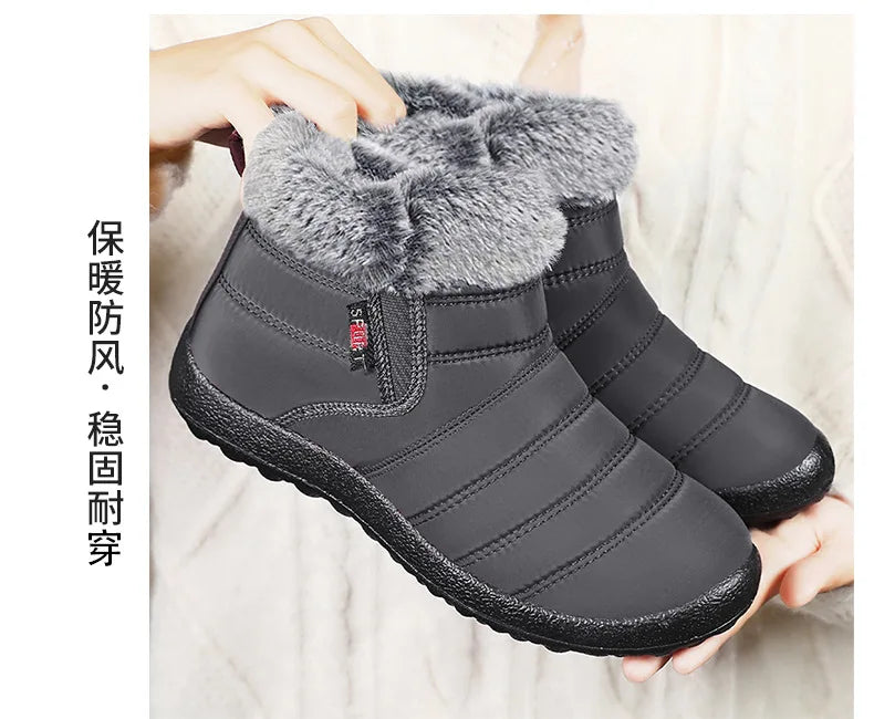 Outdoor Snow Boots CoupleHikingMen's Shoes, Women'sSkiHigh-Top Cotton Shoes, Cold-Proof Men's Boots, Women's 2026