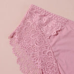 Beauwear Women Luxury Sexy Lace Panties Floral Transparent Nylon Breathable Briefs Underwear Female Bragas Pretty Lingerie