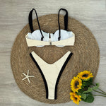 Patchwork Micro Bikini Push Up Women Swimsuits 2025 Sexy Female Swimwear Brazilian Bikini Set Thong Biquini Swim Suits Beachwear