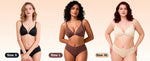 7pcs Bra and Panty Set Women's Lingerie Seamless Push-Up Wireless Bras with Removable Padding Basic Everyday T-Shirt Lingerie