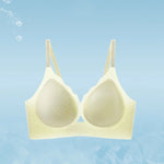 Ultra-thin Ice Silk Seamless Underwear Women's Small Breast Gathering Wireless Breast-Reducing Cooling Beautiful Back Bra