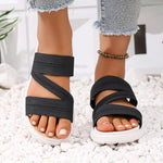 Women's Summer 2026 NewFashion Knitted Lightweight Beach Slippers Women Sandals Ladies Shoes