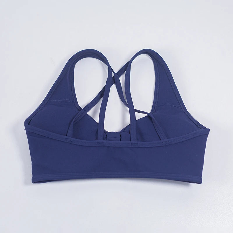 DIAS FIT JOY fold sports bra cross beauty back detachable yoga bra tight fitting outdoor sports running fitness gym suit