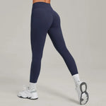 Women's Gym Yoga Pants Nude Feeling Sports Clothes Elastic High Waist Buttock Lifting Sports Fitness Tight Sweatpants