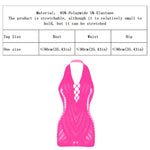 1PC Women Sexy Fishnet Beach Cover Up Sleeveless Hollow Out Bodycon Dress See Through Summer Swimwear