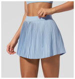 Golf Tennis Skirts with Pocket Women Gym Running Pleated Skorts Outdoor Sports Fitness Slim Shorts High Waist Yoga Golf Skirt