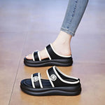 Sandals For Women 2026 Women'S Summer Fashion Sweet Open Toe Slippers Thick Bottom Casual Comfortable Beach Platform Sandals